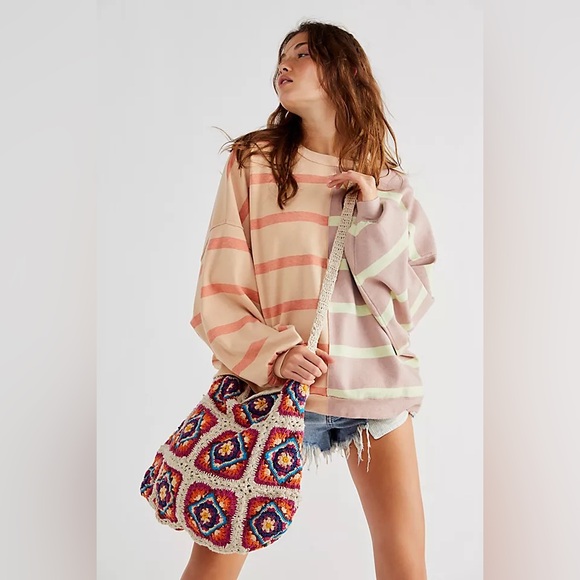 Free People Uptown Stripe Sweater - Picture 2 of 4